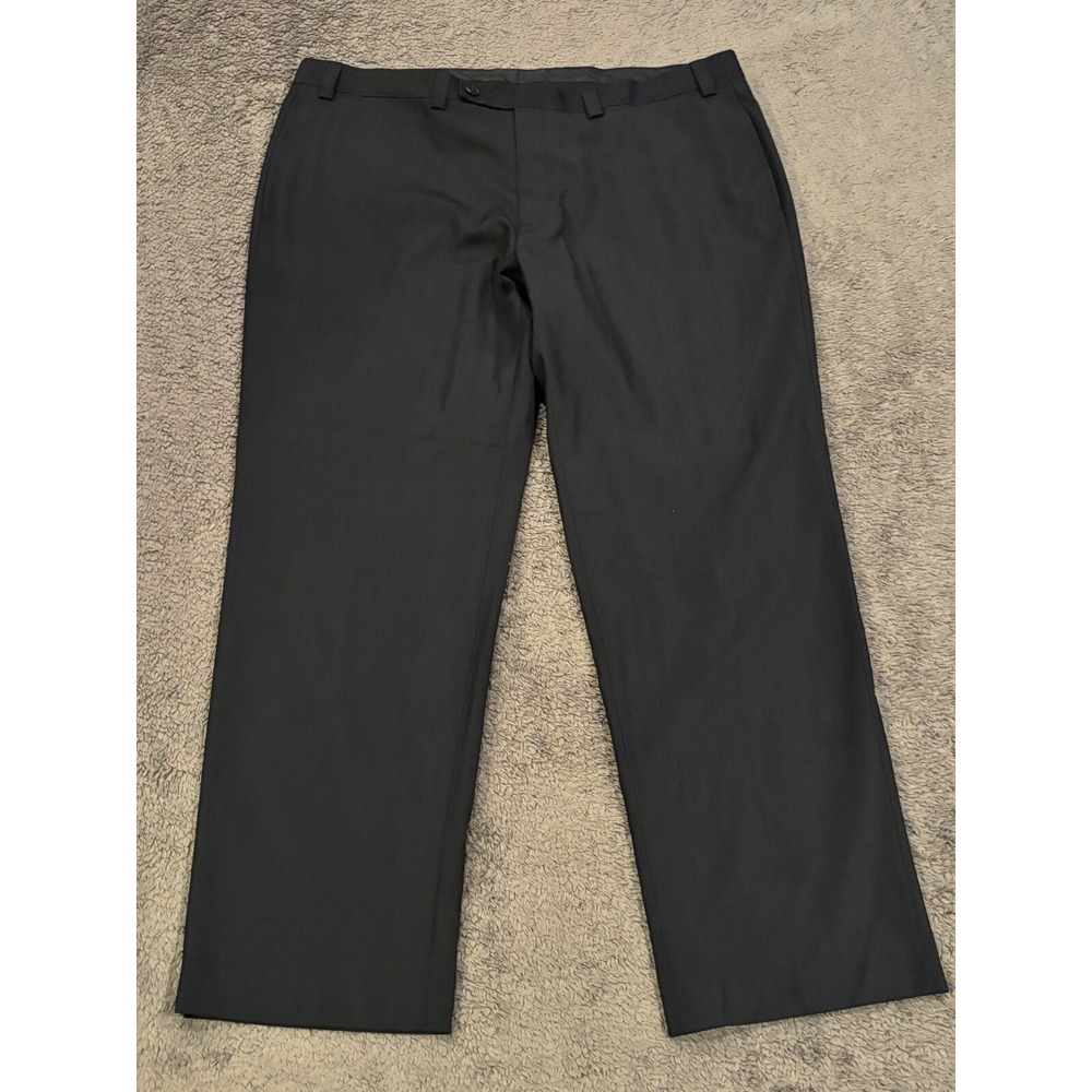 Calvin Klein Pants Mens 40x30 Blue Flat Front Chino Slacks Casual Office Career
